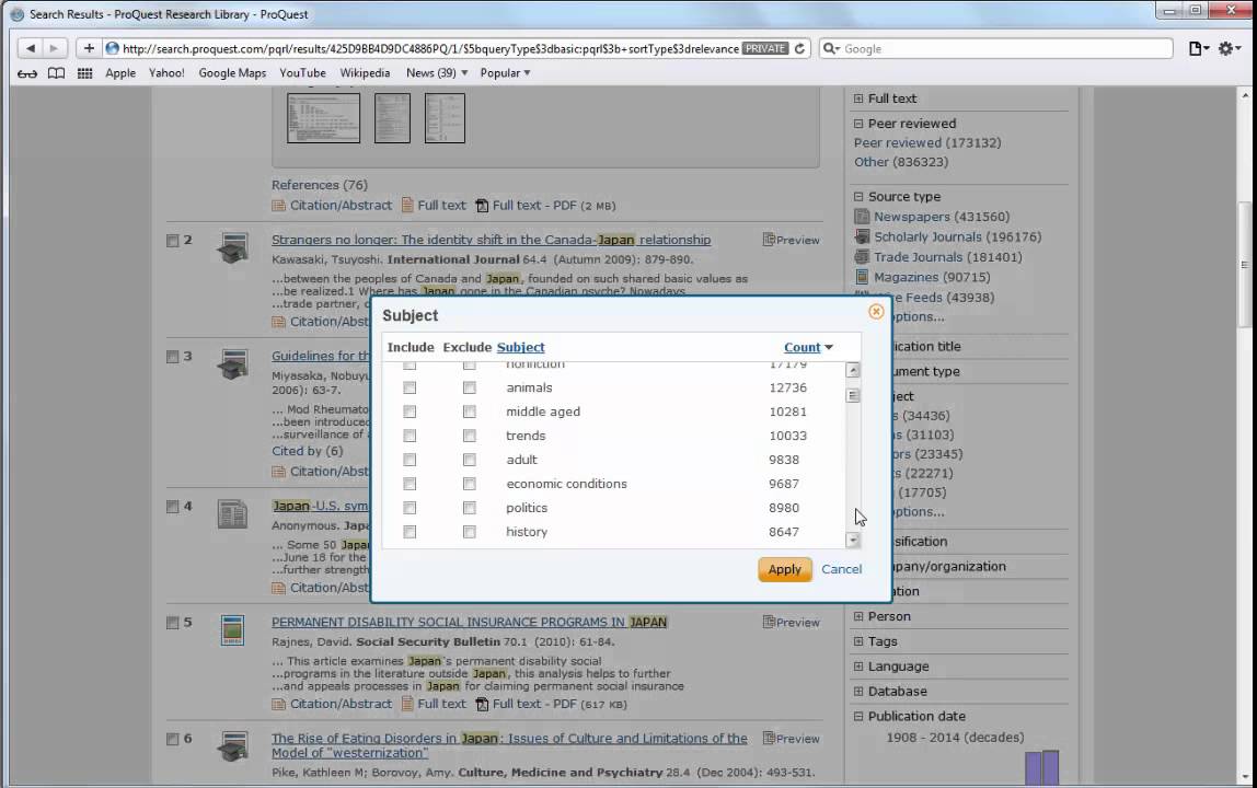 Library Databases YouTube