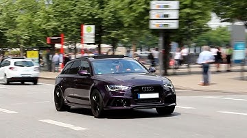 Audi RS6 Launch Controls and crazy backfire!!
