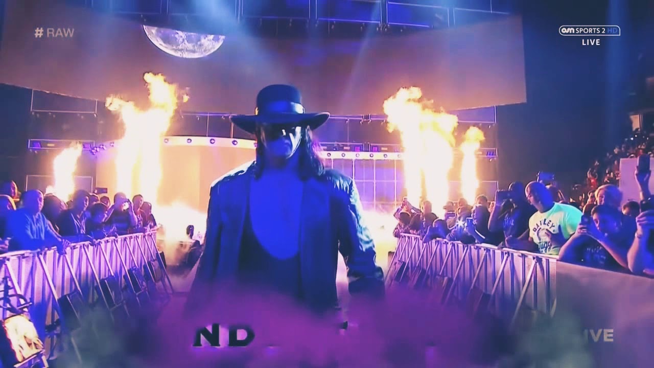 The undertaker una de las mejores entradas de la wwe