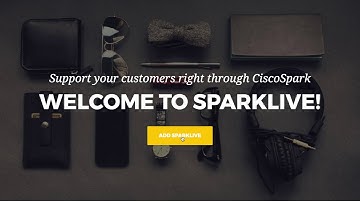 SparkLive - Live Customer support through CiscoSpark(Turn on Subtitles)