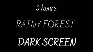 RAIN | Sounds for Sleeping | Dark Screen | Sleep and Relaxation | Black Screen | Insomnia, study