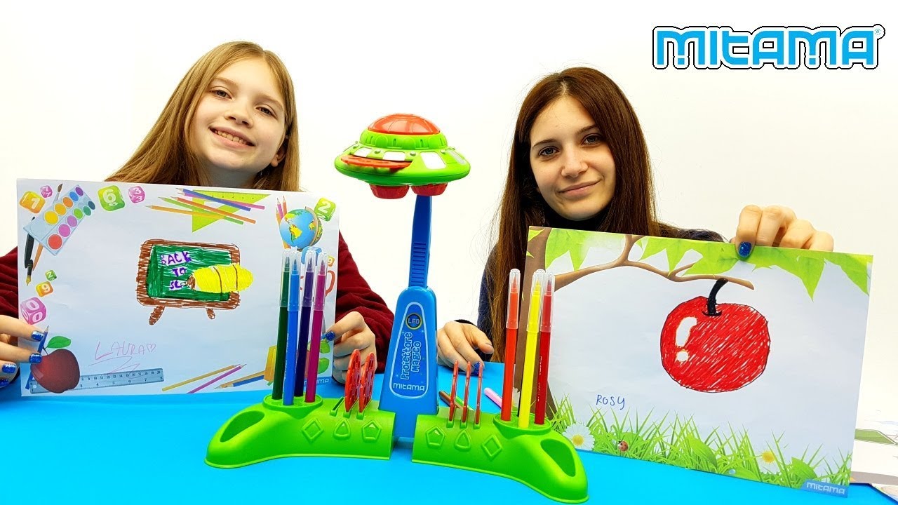 CREANGOLO MITAMA PROIETTORE MAGICO Fantastici disegni e tanti colori per sbizzarrire la fantasia
