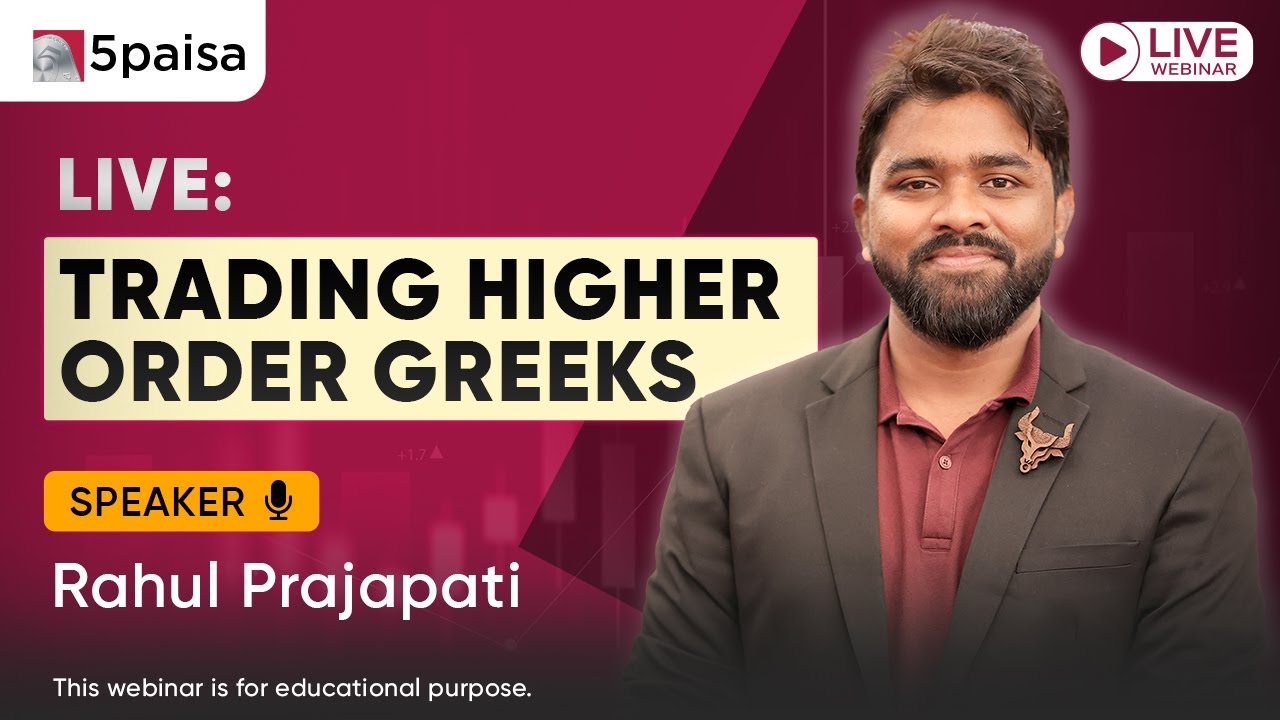 Mastering Option Greeks: How to Use Greeks in Intraday & Options Trading |  Live Webinar @5paisa