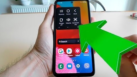 How to take a screenshot on Samsung A51 without buttons (power / volume)