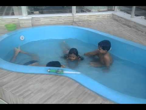 Desafio da piscina  (ft.bruna.joão)