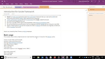Introduction for karate framework