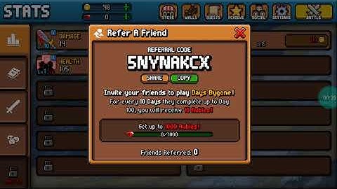 days bygone referral code