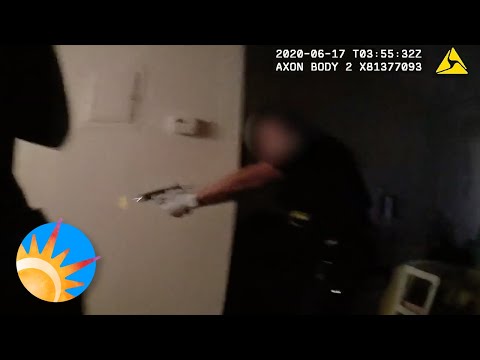 Phoenix police body-camera video shows officer shoot armed man during domestic violence call