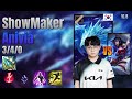 ShowMaker Mid Anivia vs Ahri lol KR solo rank Full Game 16.8 | 쇼메이커 애니비아 vs 아리