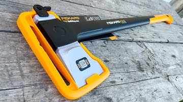 🔥 Unboxing and first hands-on test of the Fiskars X-series X32 Splitting Axe L