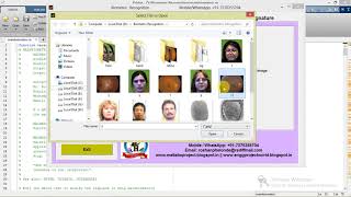 Biometric Recognition Based on Face, Palm, Retina and Signature Matlab Project with Source Code