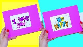 Easy DIY projects - 5 minute crafts | How to make a greeting card | DIY magic card | Julia DIY
