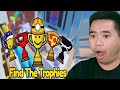 Độ Mi Nấm Cùng Fan Bị Hóa Thành Tý Hon Đi Tìm Những Đồ Vật Trong Find The Trophies