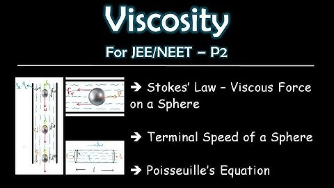Fluids Mechanics L17 | Stokes