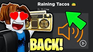 Roblox Raining Tacos is back after being removed! - Try Hard Guides