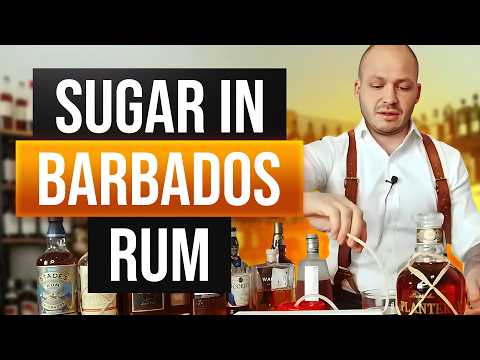 Measuring the sugar content of Barbados Rum, such as Planteray, Mount Gay, Foursquare, etc.