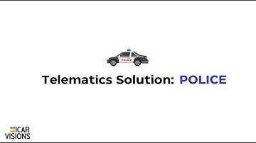 Law enforcement with Telematics & MDVR Solution
