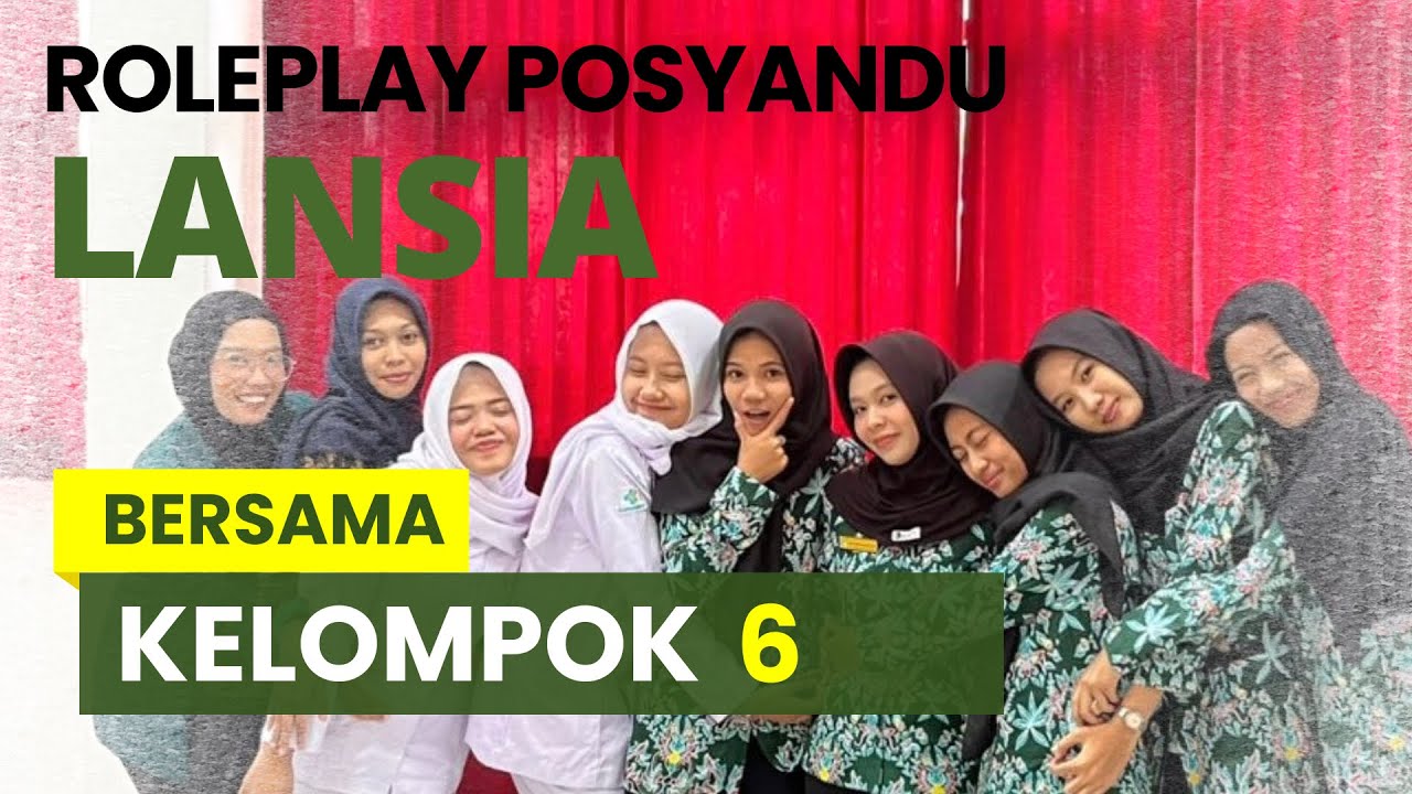 ROLEPLAY POSYANDU PADA LANSIA || TUGAS KEPERAWATAN KOMUNITAS