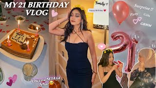 My 21st birthday VLOG 🤍🎂| فلوق يوم عيد ميلادي 💐🎈+ (تجهزو معي 🥰💆🏼‍♀️)