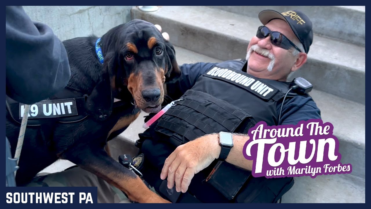 Around The Town with Marilyn Forbes - Greensburg Bloodhound Team Demonstration