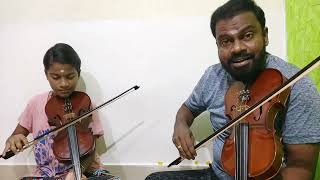Self composed notes in Andolika Ragam