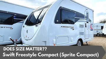 Swift Freestyle Compact (Sprite Compact) 2023 - Compact caravanning for two! Does size matter?
