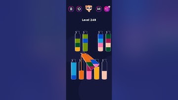 Get Color Bottle Game level 248 #shorts #pggaming