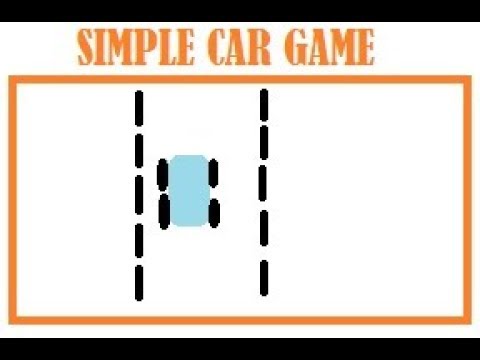 C Programming : Simple Car Game 2D Array, switch kbhit() - YouTube