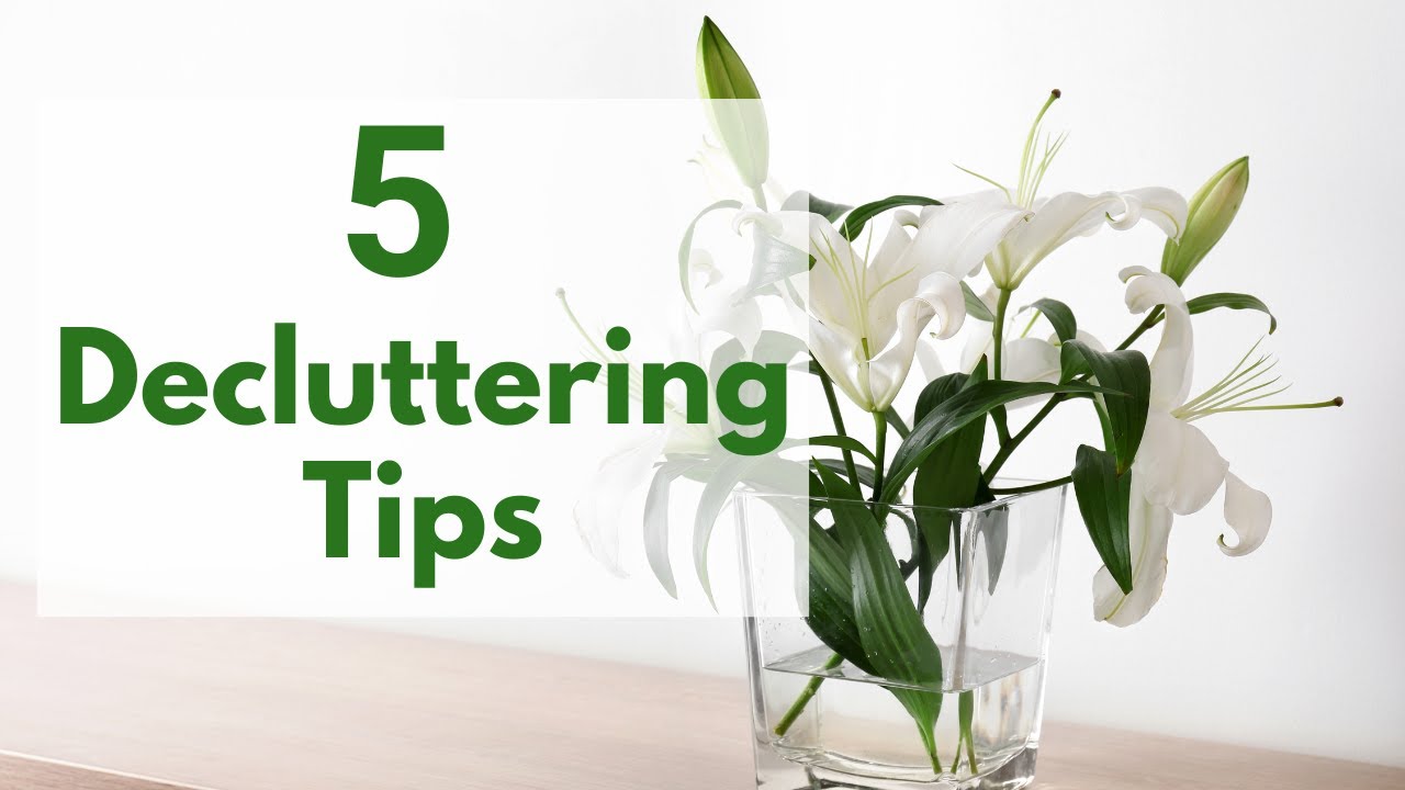 5 Decluttering Tips | FRUGAL LIVING - YouTube
