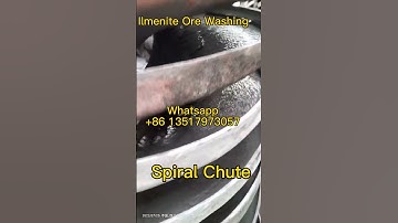 Ilmenite Processing Spiral Chute Mining Spiral Concentrator