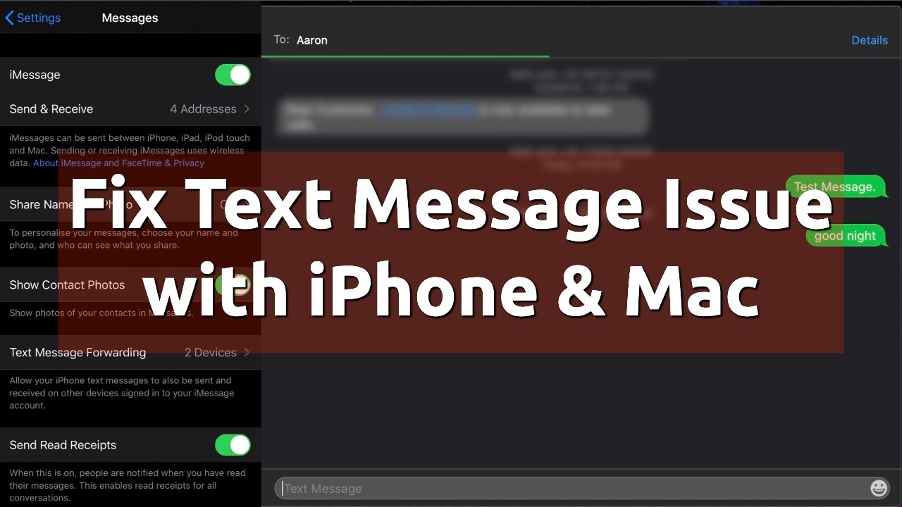 Fix message