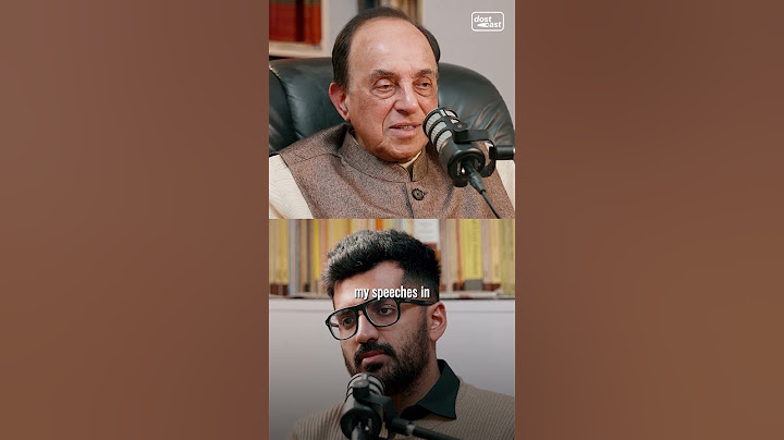 The Most Evil Person I Met🤯 | Subramaniam Swamy