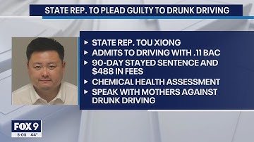 Minnesota lawmaker will plead guilty to drunken driving I KMSP FOX 9