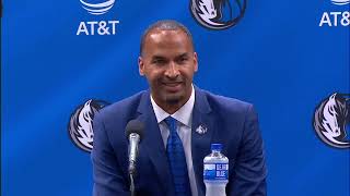 Nico Harrison opening press conf comments to the Mavs introducing Coach J.Kidd and GM Nico Harrison