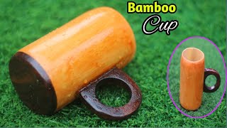 How To Make Unique Design Bamboo Cup ,Easy To Make -Diy