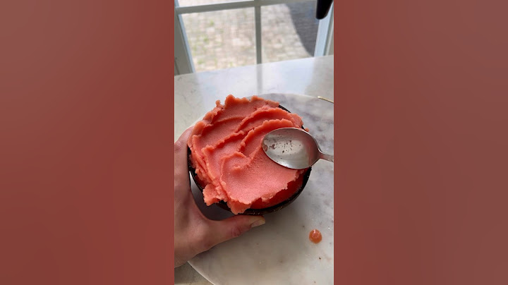 Hydrating! Thick Watermelon 🍉 Smoothie Bowl (2 ingredients)