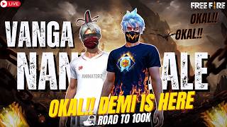 🛑5 GUN MATCH TOURNAMENT PRACTICE💥#freefire #demiop #freefirelive screenshot 5