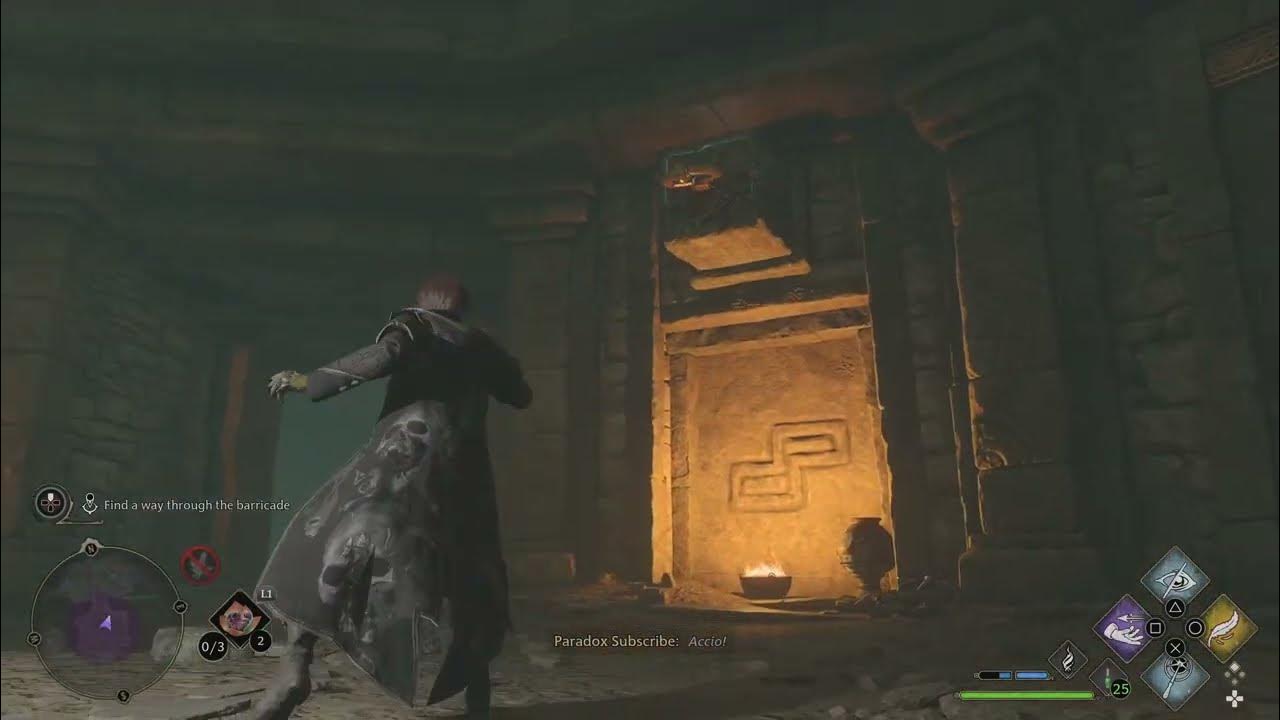 Find a Way Through The Second Barricade In The Shadow of Time Hogwarts Legacy YouTube