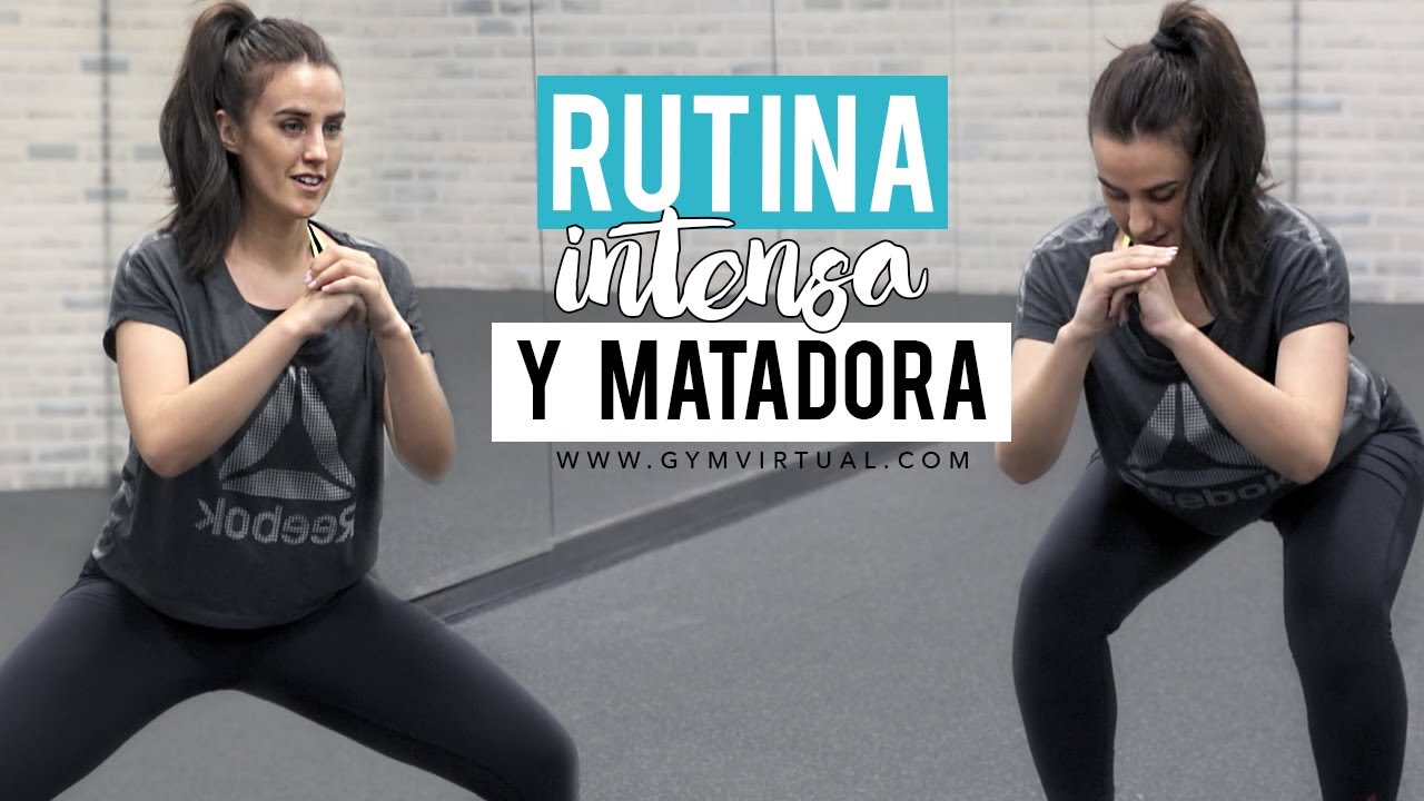 Rutina intensa y matadora de piernas | 20 minutos GymVirtual