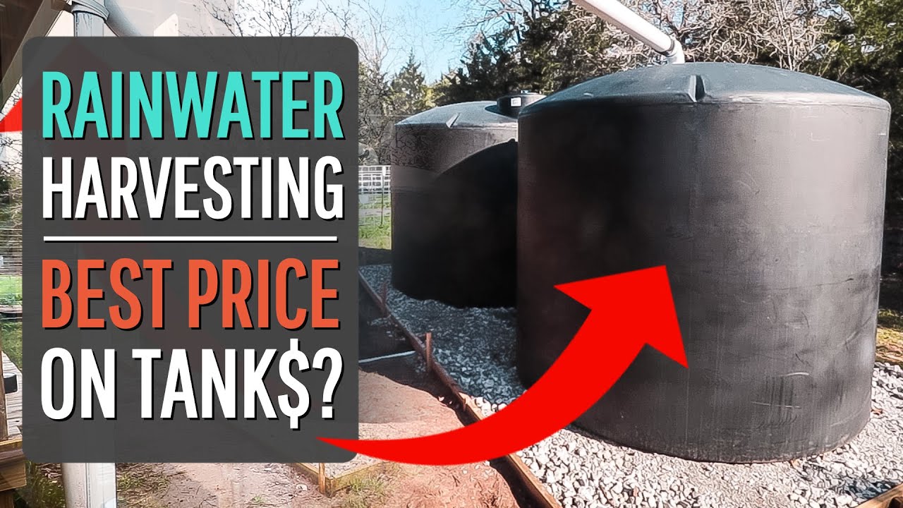 Rainwater Harvesting TANKS {best PRICE??} - YouTube