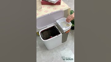 thùng rác tách nước