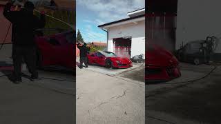 All wet Ferrari SF90 XX Spider