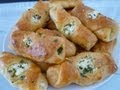 Türkische Teigtaschen mit Schafskäse mal anders- Ortasi acik peynirli pogca-Türkische Rezepte