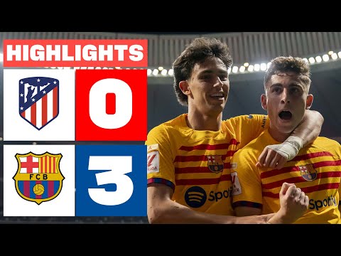 ATLÉTICO DE MADRID 0 - 3 FC BARCELONA | RESUMEN LALIGA EA SPORTS