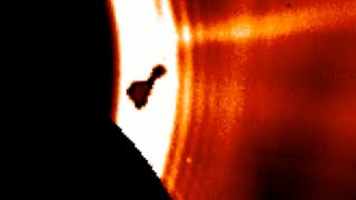 Ship Leaving Sun, 10X Bigger than Earth! April 15, 2024, UFO Sighting News.
