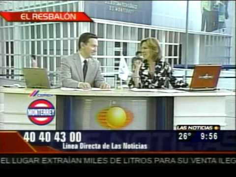 El Resbalon 09-Ago-09 Luis Beza, Televisa Monterrey, Diablo Nuez, Conductora Ebria, Regidor Sacandose el moco, Susana Marroquin, Gregorio Martinez, Mauro Morales, Janet Suarez, Cantinflas, Mauricio Fernandez