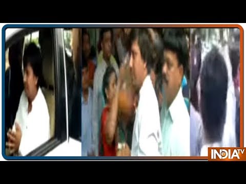 Akash Vijayvargiya`s supporters welcomes MLA after bail with celebratory firing