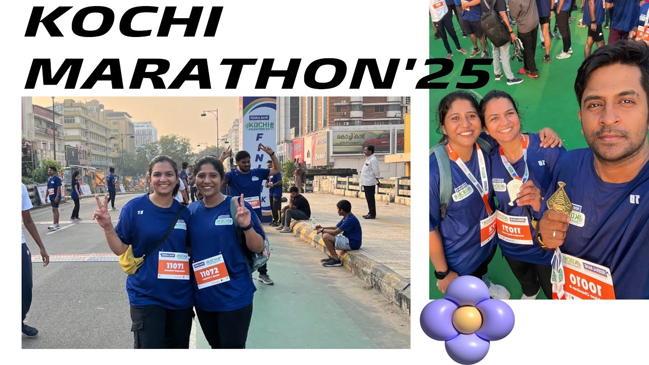 Kochi Marathon’25 | Mini vlog | 10KM 🏃‍♀️| Sunday vlog