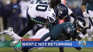 Carson Wentz Ruled Out For Rest Of Eagles' Playoff Game Against Seahawks With Head Injury