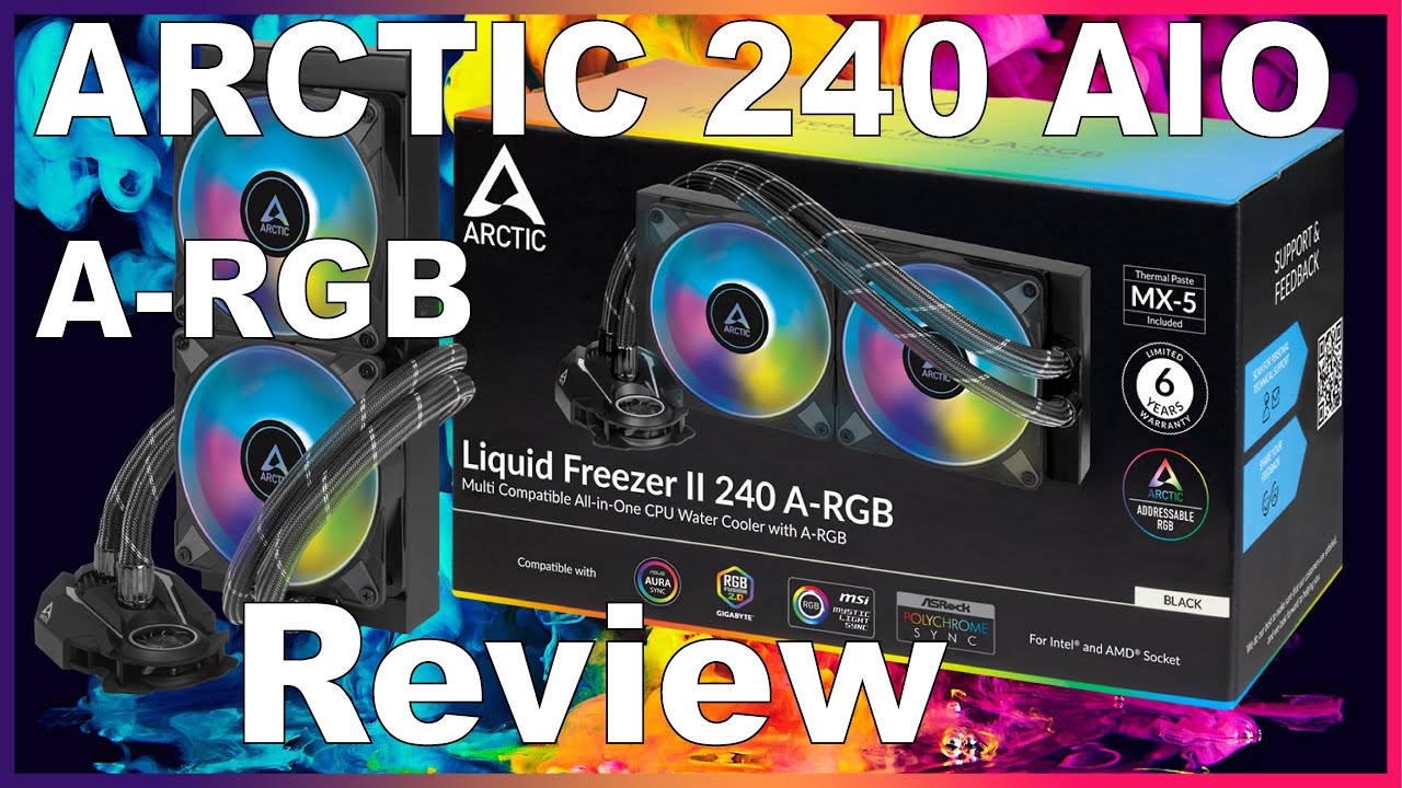 Arctic Liquid Freezer II 240 A-RGB 240mm AIO Liquid Intel AMD CPU Cooler  ARGB